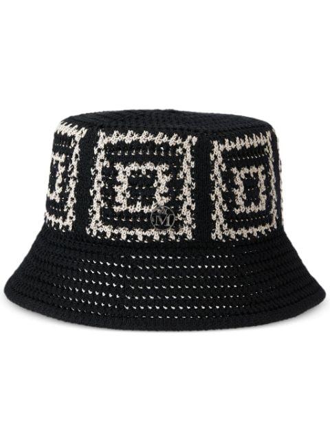 Axel crochet bucket hat by MAISON MICHEL