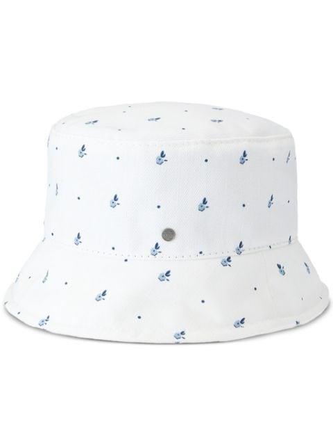 Axel floral-print bucket hat by MAISON MICHEL