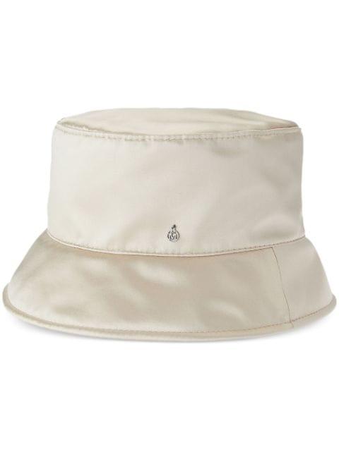 Axel silk-satin bucket hat by MAISON MICHEL