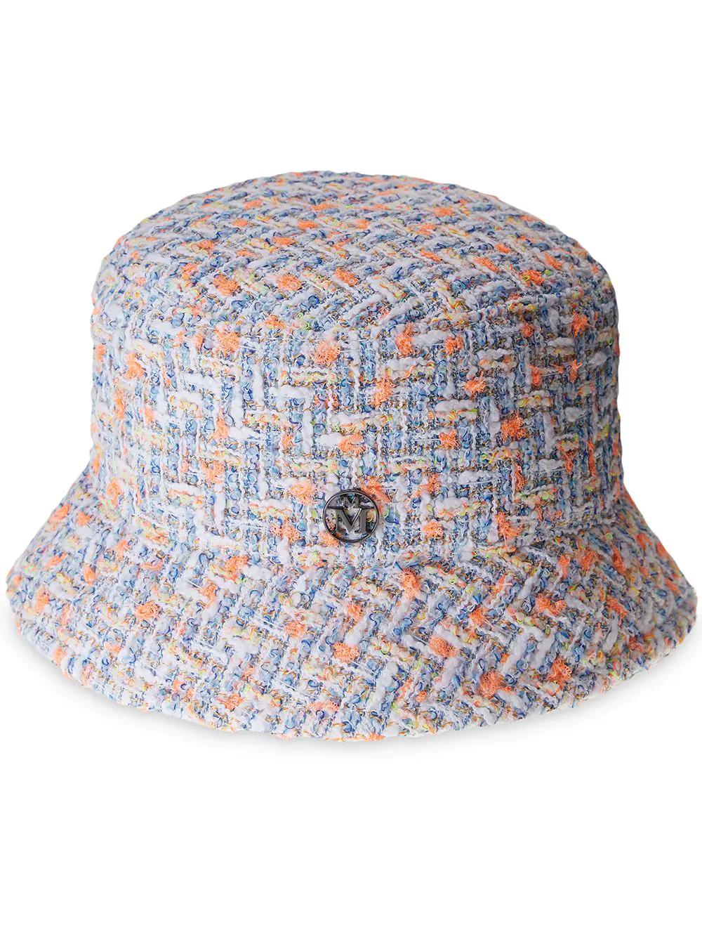 Axel tweed bucket hat by MAISON MICHEL