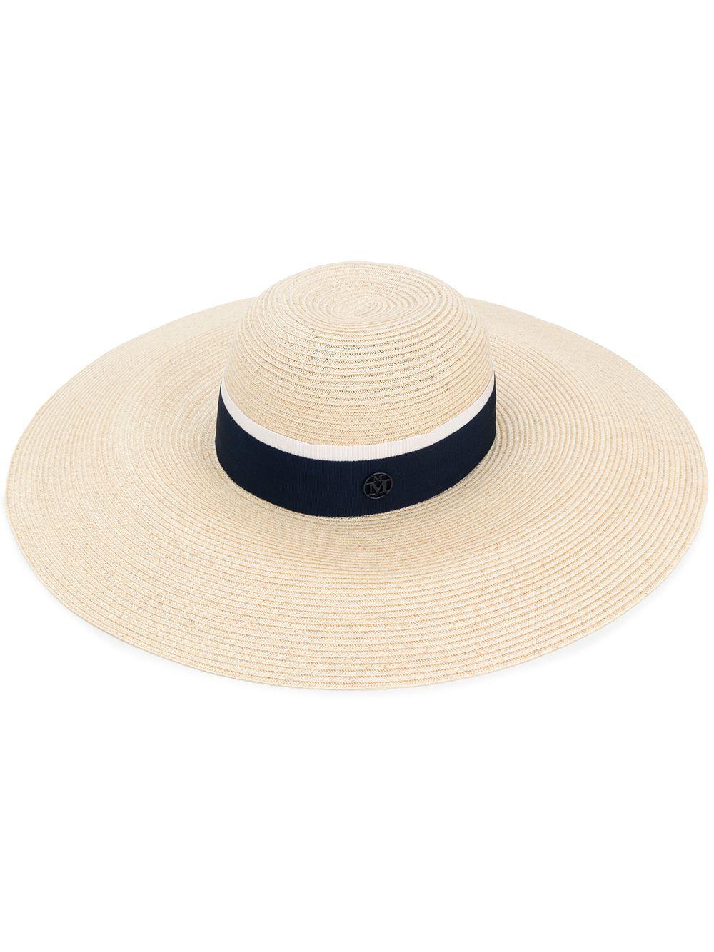 Blanche hat by MAISON MICHEL