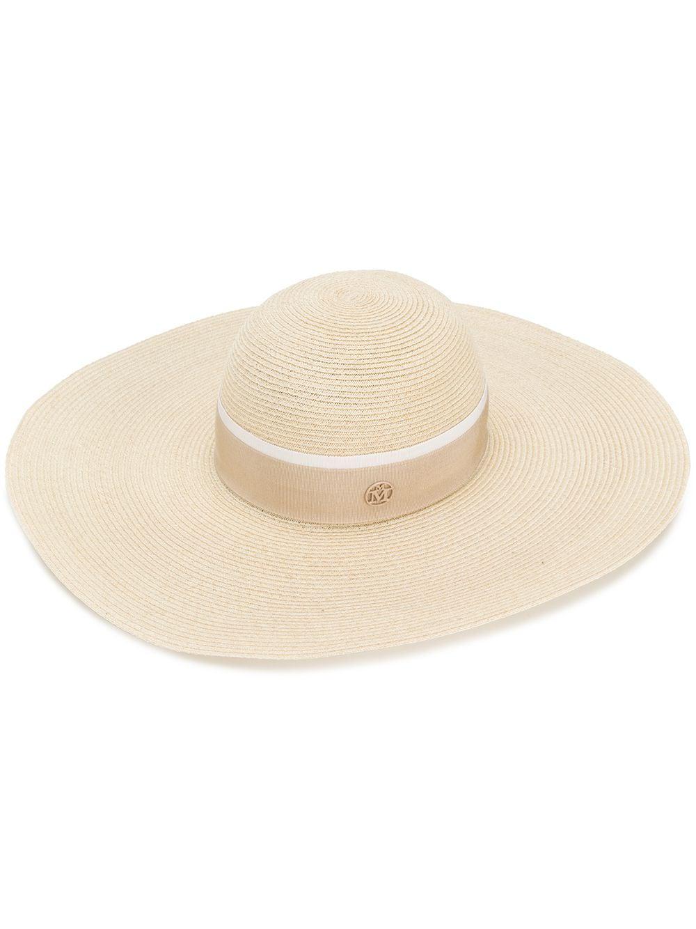 Blanche hat by MAISON MICHEL