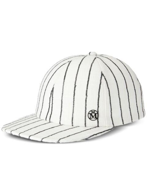 Hailey sequin-embellished cap by MAISON MICHEL