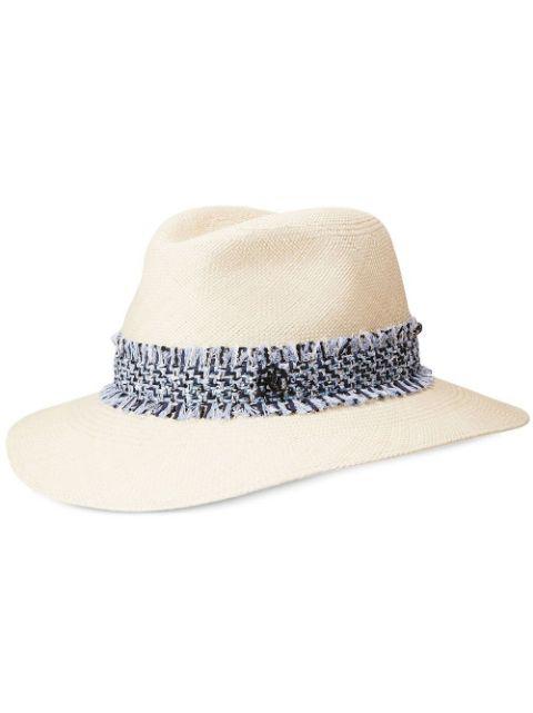 Henrietta wide-brim hat by MAISON MICHEL