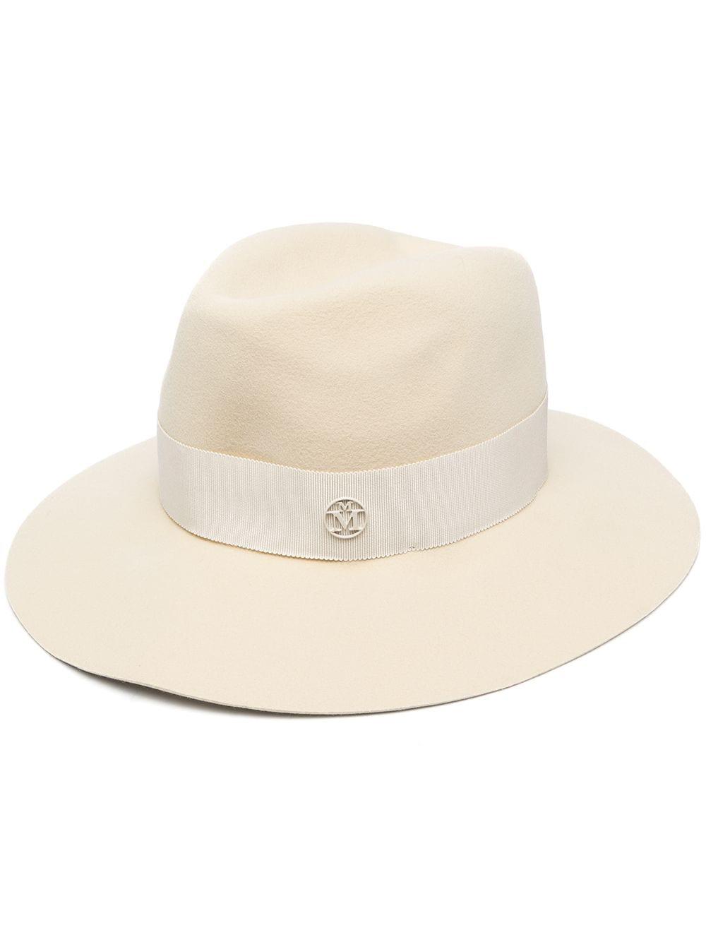 Henrietta wool felt fedora hat by MAISON MICHEL