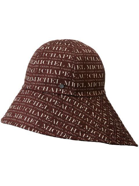 Julianne logo-print bucket hat by MAISON MICHEL