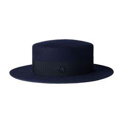 Kiki, canotier hat by MAISON MICHEL
