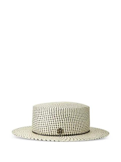 Kiki patterned hat by MAISON MICHEL