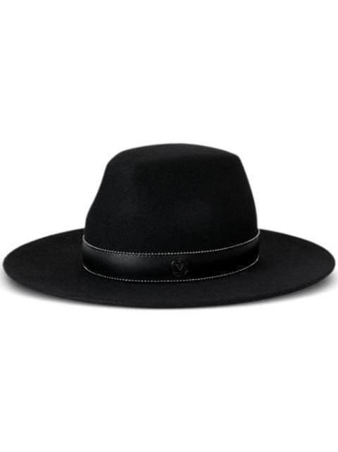 Kyra wool-felt fedora hat by MAISON MICHEL