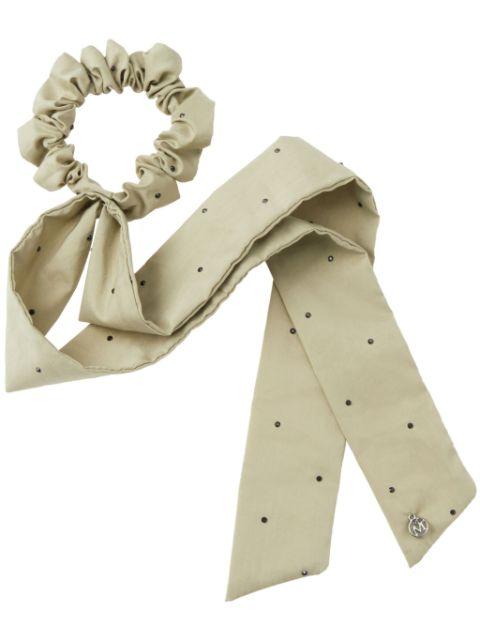Lixou tied scrunchie by MAISON MICHEL