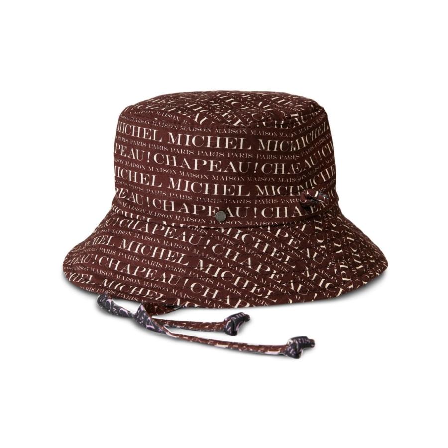 Maison Michel Ladies Multi Angele Logo-Print Bucket Hat by MAISON MICHEL