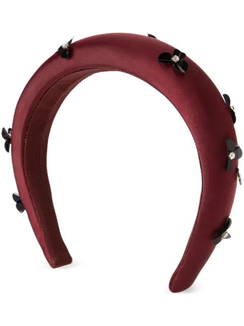 Miwa 3D sequin-embellished headband by MAISON MICHEL