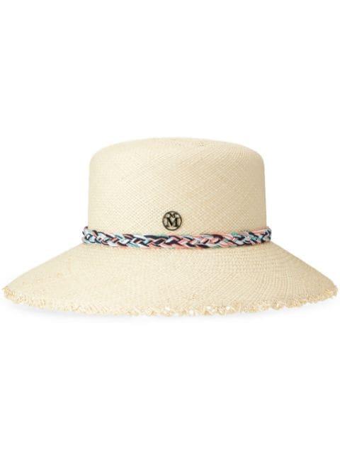 New Kendall braided-strap hat by MAISON MICHEL