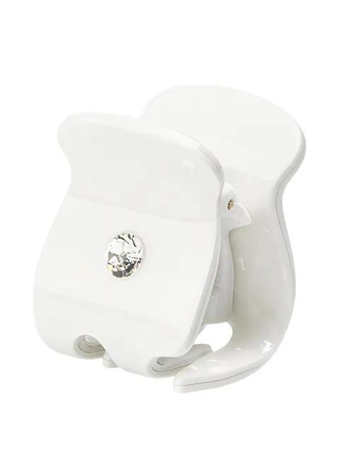 Skipper crystal-embellishment hair clip by MAISON MICHEL