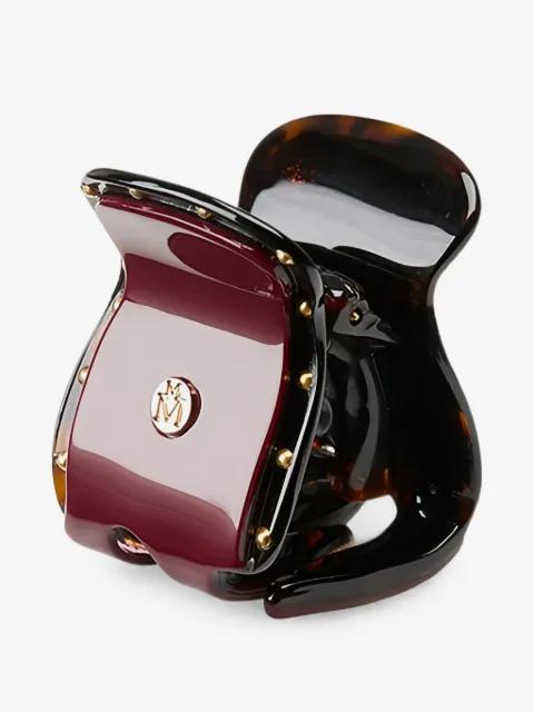 Skipper logo-plaque hair claw by MAISON MICHEL