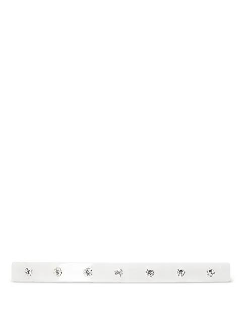 Stacy crystal-embellishment hair clip by MAISON MICHEL