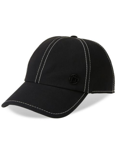 Tiger appliqué-logo baseball cap by MAISON MICHEL