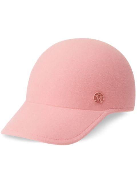 Tiger appliqué-logo baseball cap by MAISON MICHEL