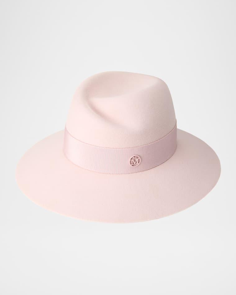 Virginie Wool Felt Fedora Hat by MAISON MICHEL