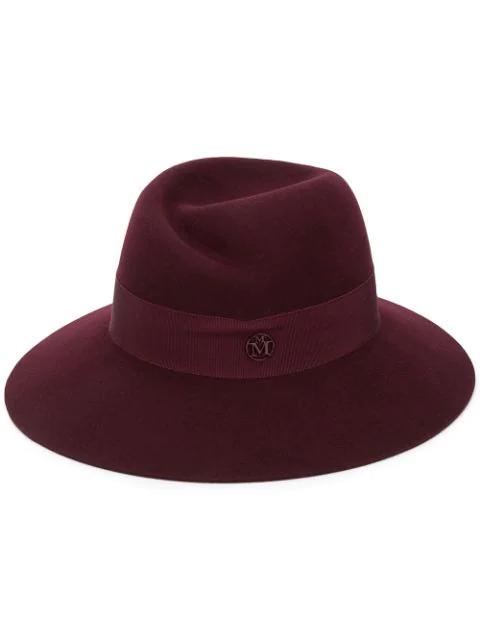 Virginie felt Fedora hat by MAISON MICHEL