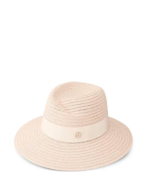 Virginie grosgrain-trim hat by MAISON MICHEL