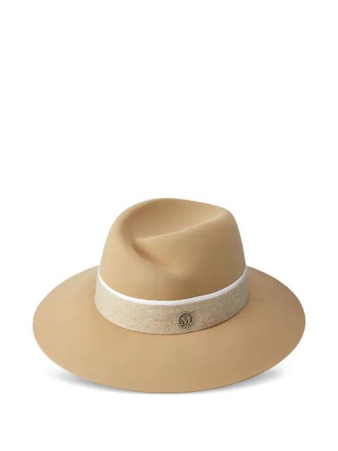 Virginie ribbon-detail hat by MAISON MICHEL