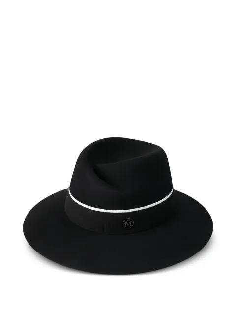 Virginie ribbon-detailed hat by MAISON MICHEL