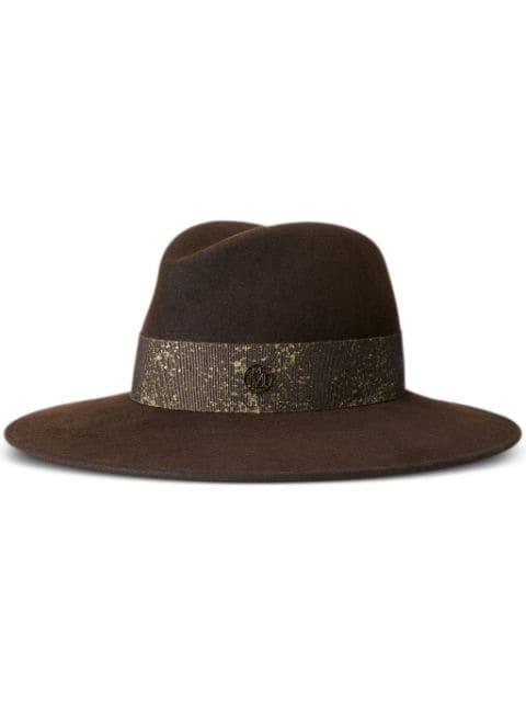 Zango wool-flt fedora hat by MAISON MICHEL