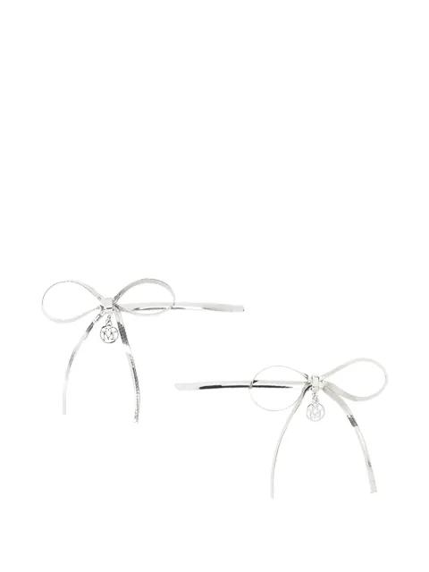 bow-embellished hair slides by MAISON MICHEL