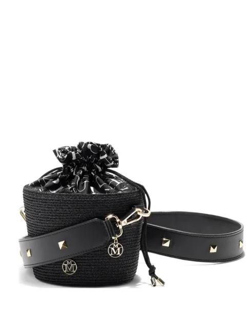 braided-stud bucket bag by MAISON MICHEL