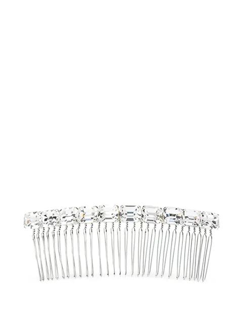 crystal-embellished hair comb by MAISON MICHEL