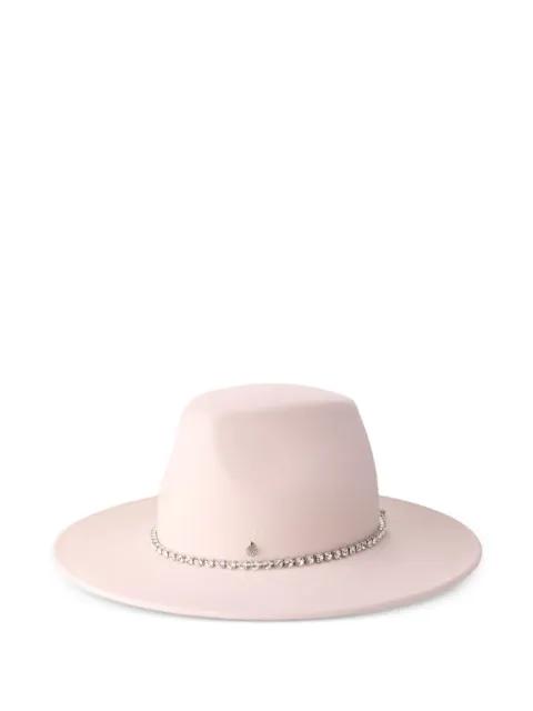 crystal-embellished hat by MAISON MICHEL