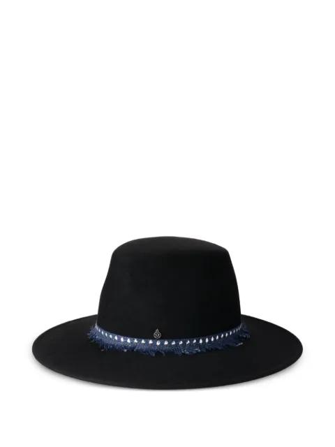 logo plaque hat by MAISON MICHEL