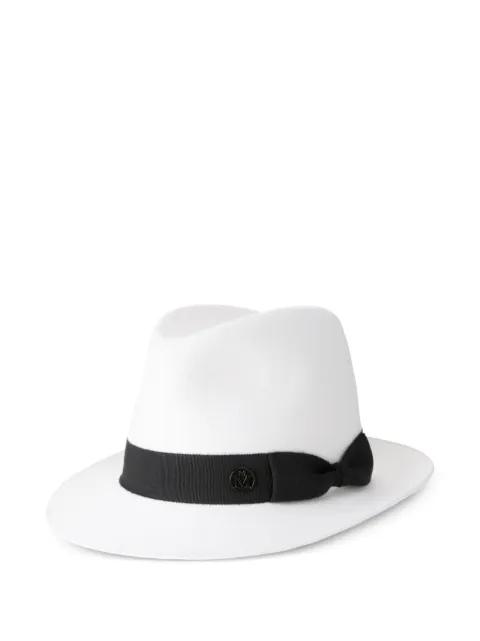 logo-plaque hat by MAISON MICHEL