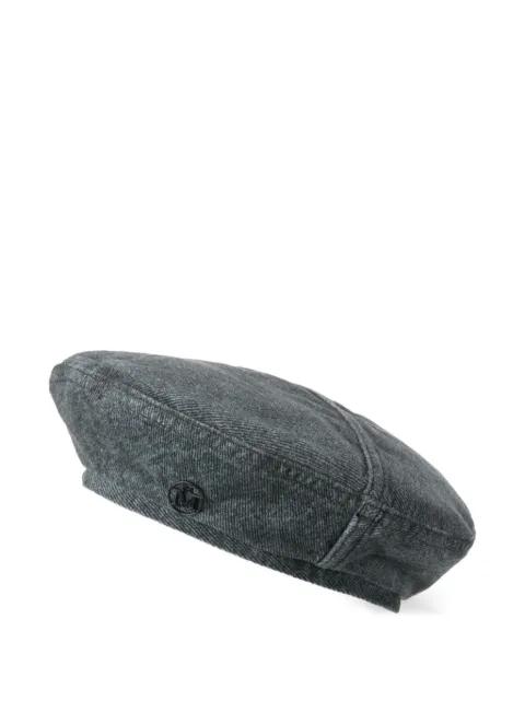 logo-plaque hat by MAISON MICHEL