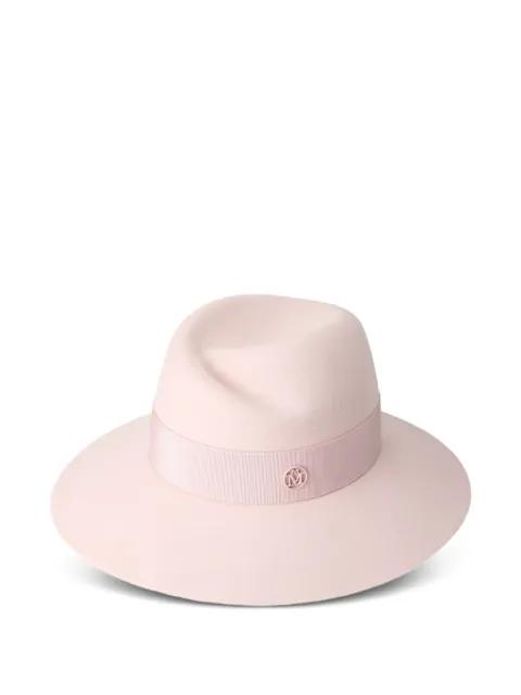 logo-plaque hat by MAISON MICHEL