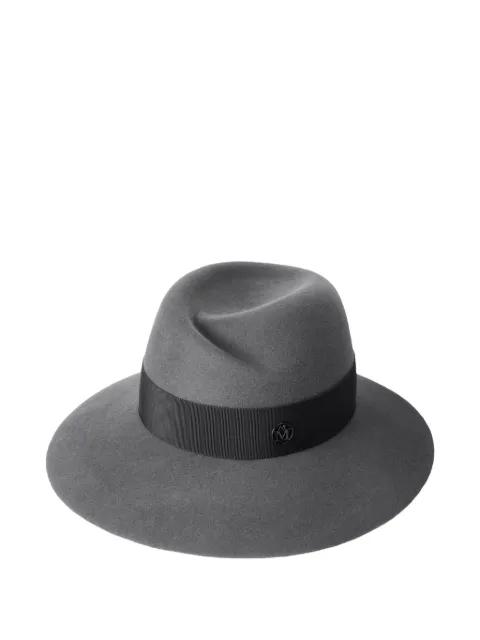 logo-plaque hat by MAISON MICHEL