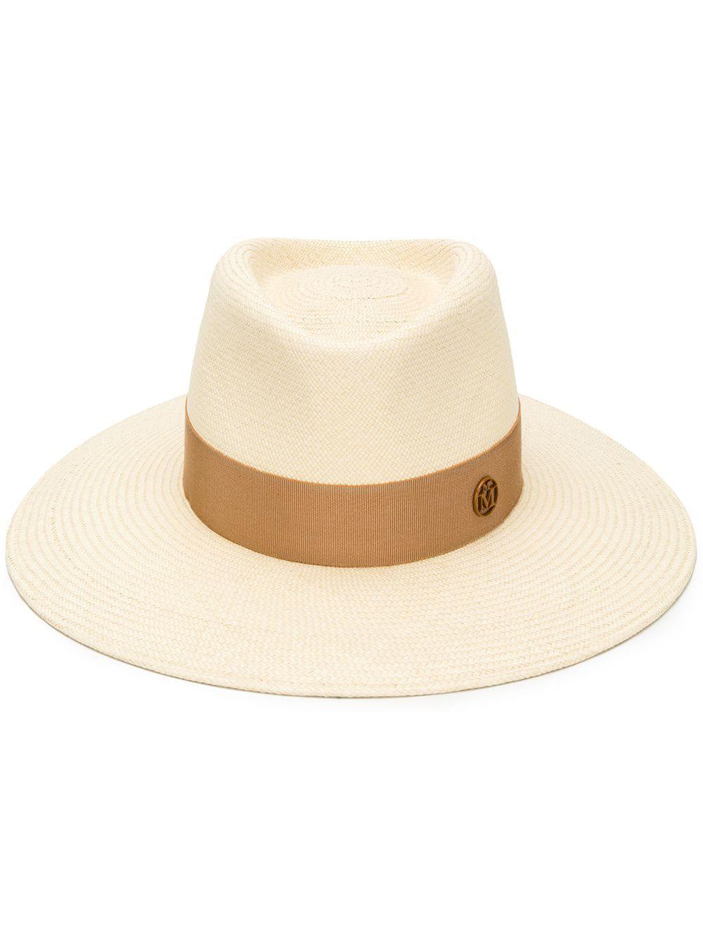 panama straw hat by MAISON MICHEL