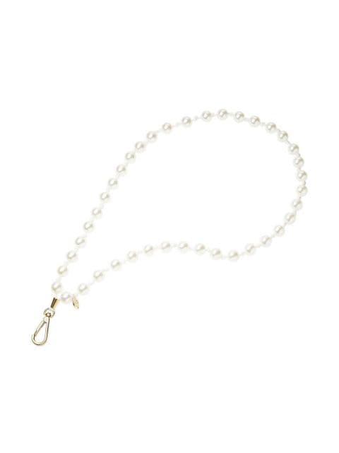 pearl-design bag charm by MAISON MICHEL