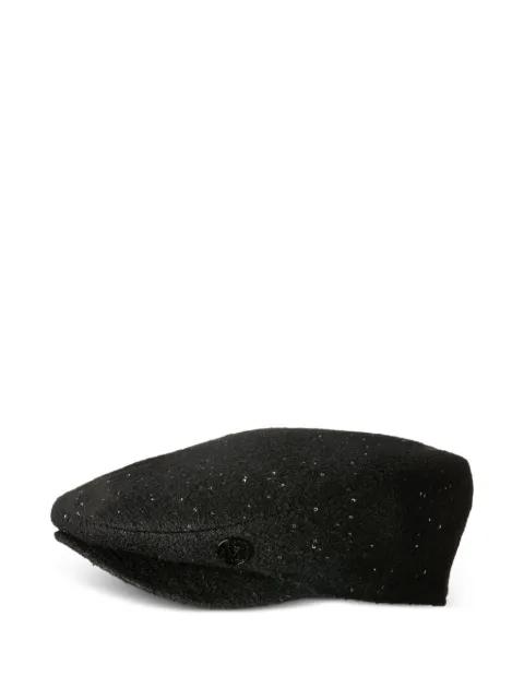 sequined beret by MAISON MICHEL