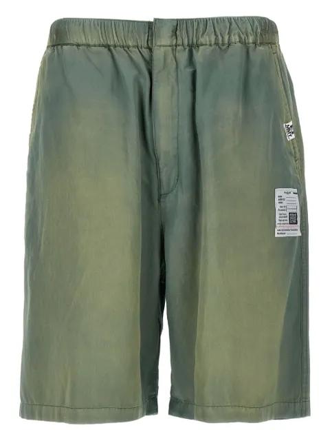 Aged Satin bermuda shorts by MAISON MIHARA YASUHIRO
