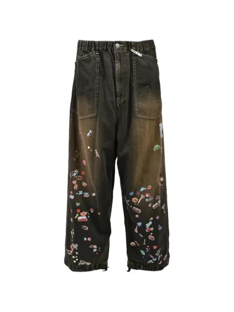 Baker Stickers jeans by MAISON MIHARA YASUHIRO