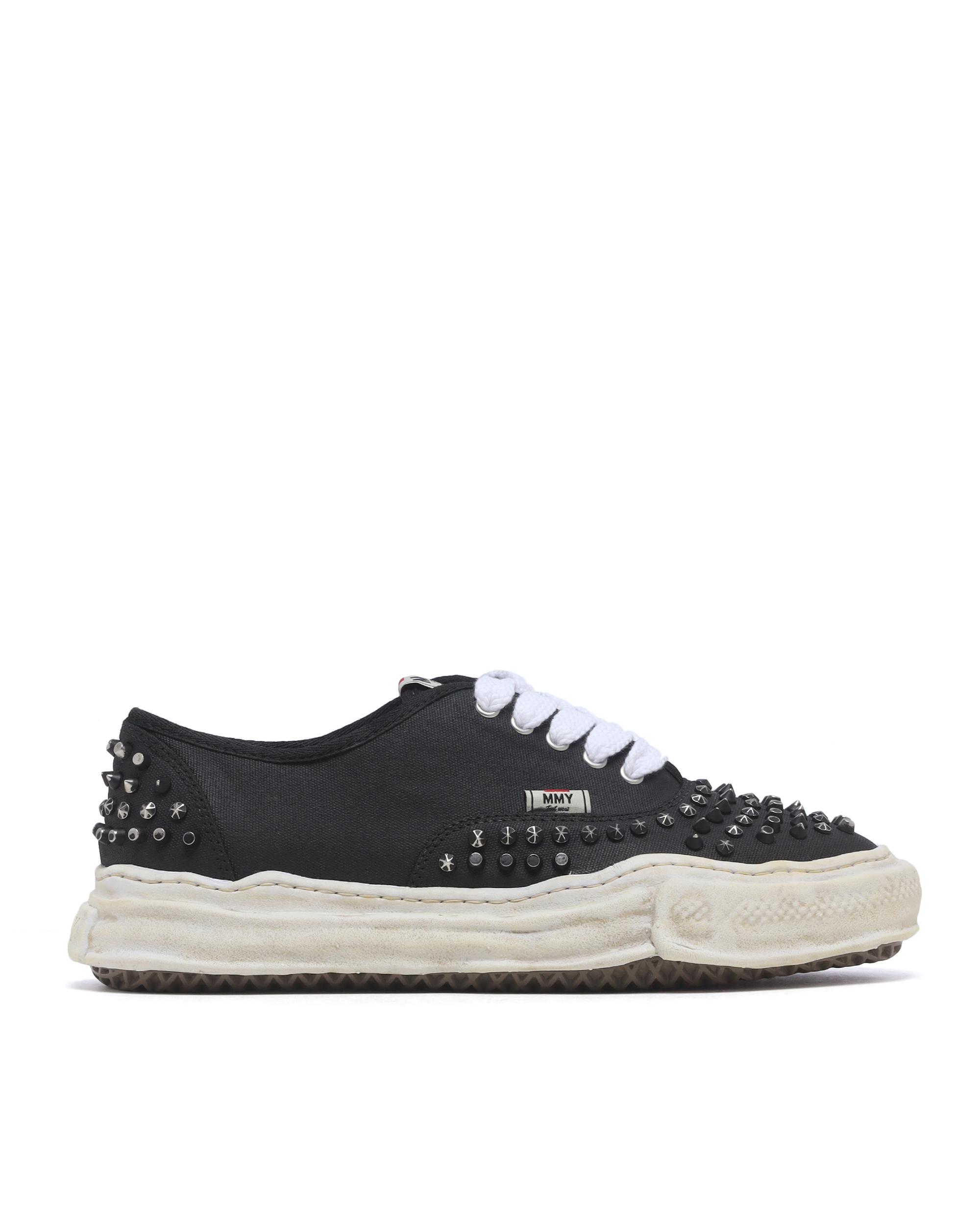 Baker original sole studded canvas low-top sneakers by MAISON MIHARA YASUHIRO