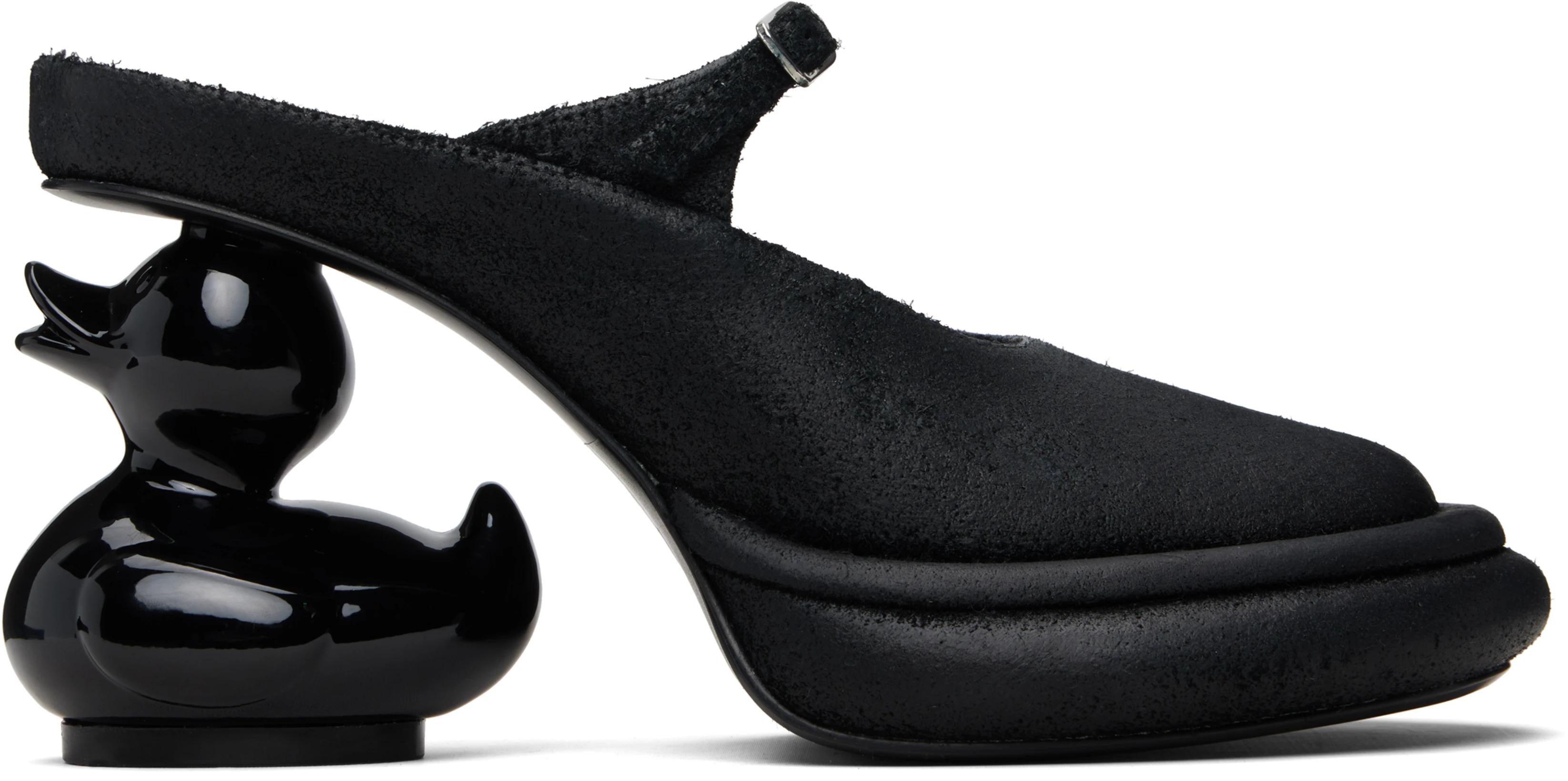 Black Duck Heels by MAISON MIHARA YASUHIRO