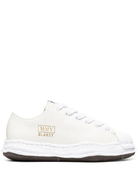 Blakey leather sneakers by MAISON MIHARA YASUHIRO
