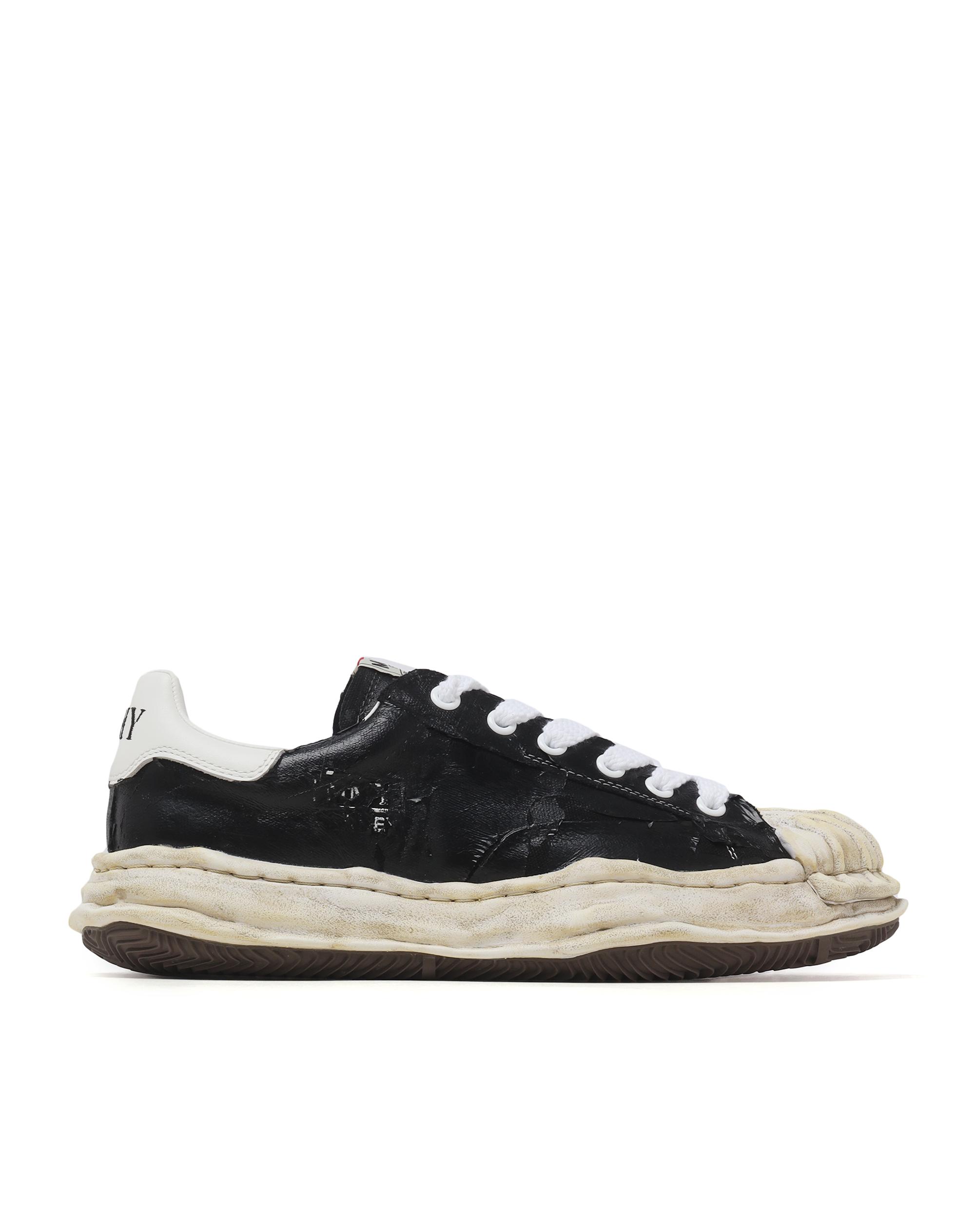 Blakey original sole film attached canvas low-cut sneakers by MAISON MIHARA YASUHIRO