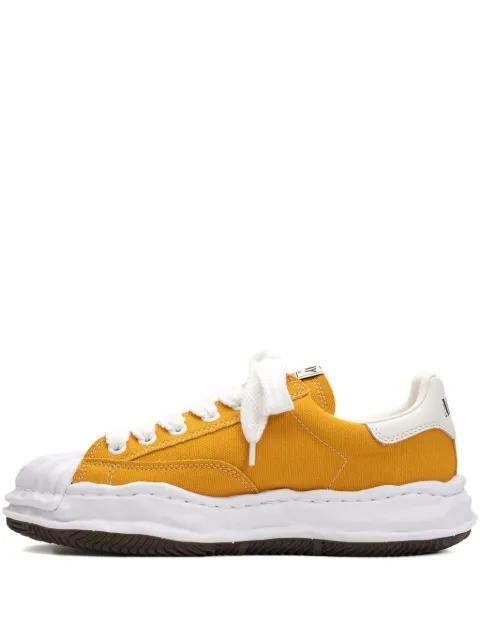 Blakey pleated-toe low-top sneakers by MAISON MIHARA YASUHIRO