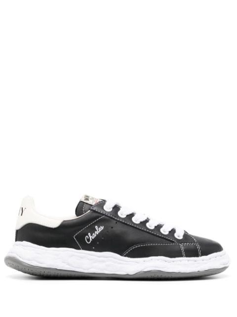 Charles lace-up leather sneakers by MAISON MIHARA YASUHIRO