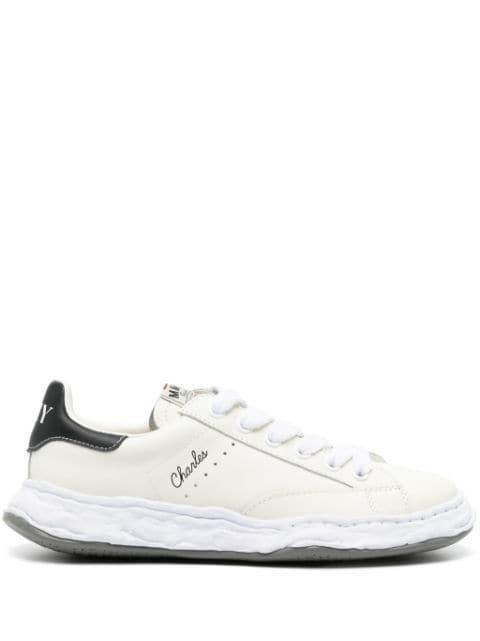 Charles lace-up leather sneakers by MAISON MIHARA YASUHIRO