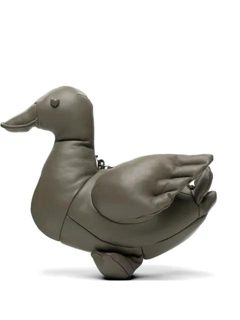 Dolls Duck leather shoulder bag by MAISON MIHARA YASUHIRO